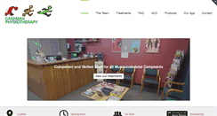 Desktop Screenshot of cashmanphysio.co.nz